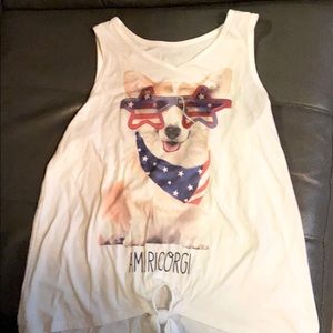 Girls Americorgi summer shirt